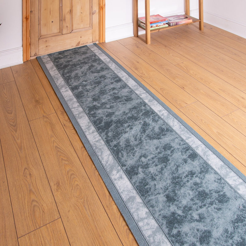 Alpen Home Armory Looped/Hooked Green Hallway Runner Rug Wayfair.co.uk